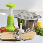 Multi-Functional 2Ltr Stainless Steel Push Chopper