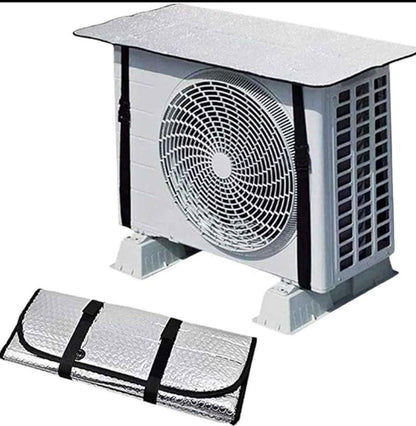 Heat & Waterproof Cover For AC Outdoor Unit (2pc Bundle)