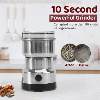Electric Masala Grinder 4 Blades Stainless Steel