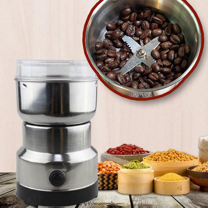 Electric Masala Grinder 4 Blades Stainless Steel