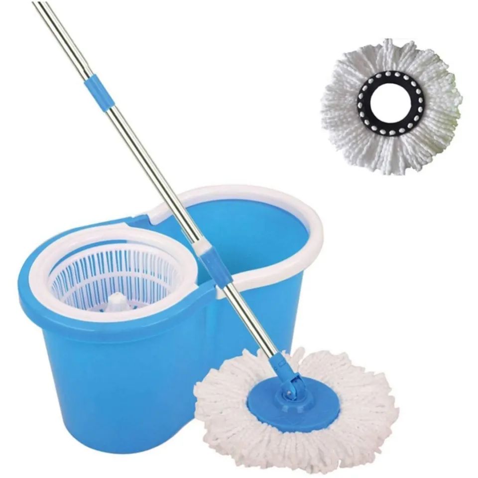 Spin Mop with Drain Bucket