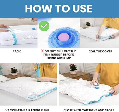 Vacuum Storage Bags With Pump