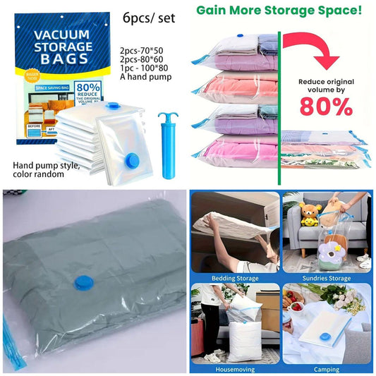 Vacuum Storage Bags With Pump